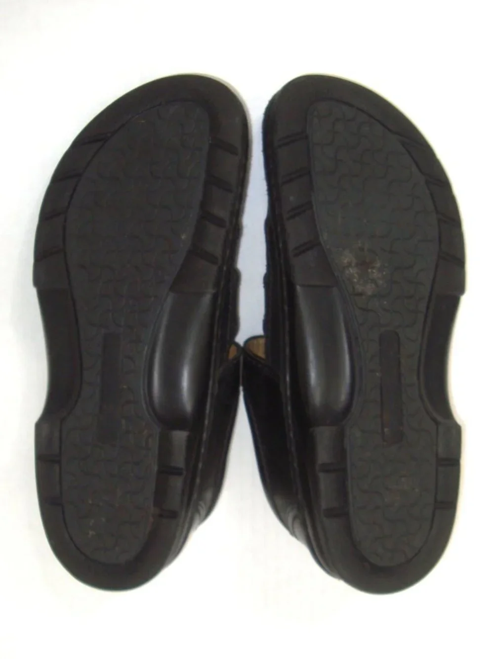 Vintage Birkenstock Footprints Madeira Black Leather Fisherman Sandals Y2K
